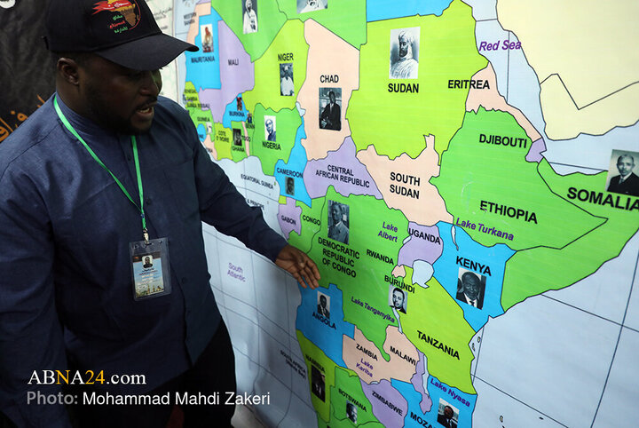 بازدید دبیرکل از موکب عشاق الحسین آفریقایی ها در مسیر نجف به کربلا