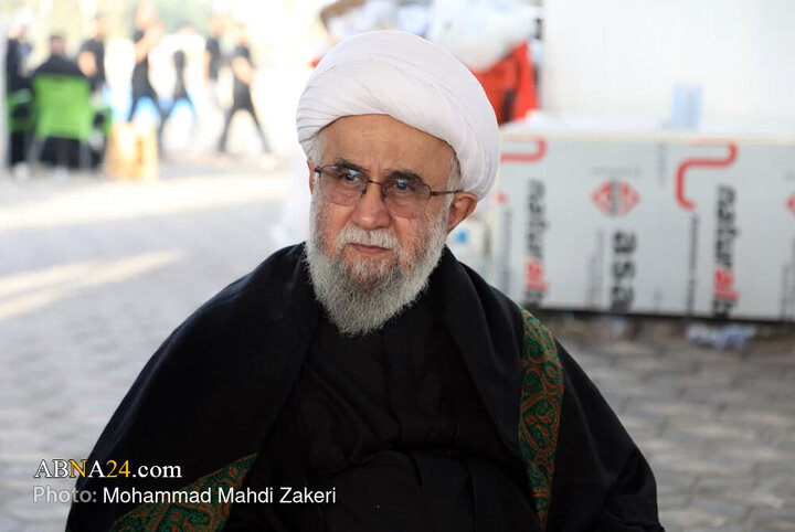 حضور دبیرکل مجمع جهانی اهل بیت(ع) در مسیر پیاده روی اربعین