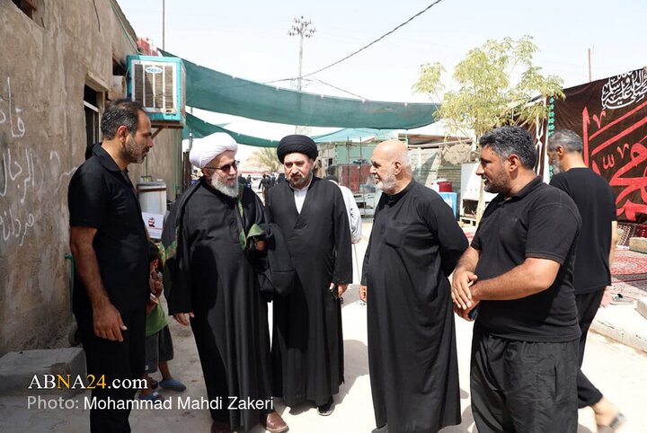 حضور دبیرکل مجمع جهانی اهل بیت(ع) در مسیر پیاده روی اربعین