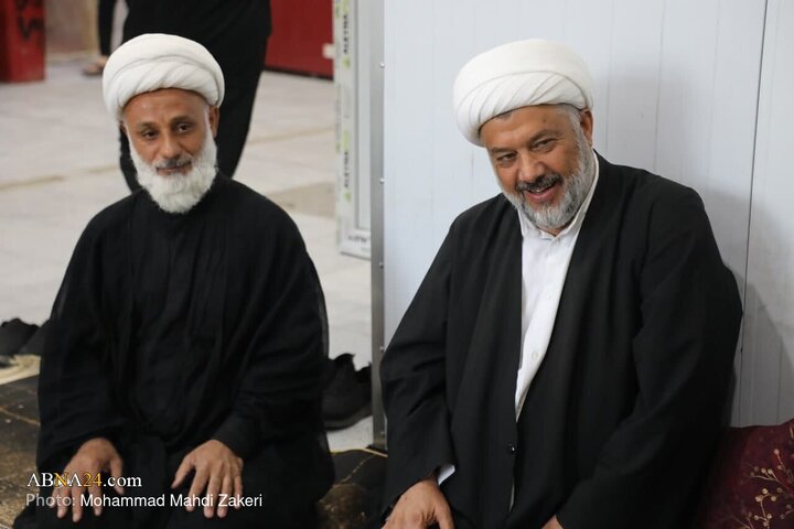 بازدید دبیرکل از موکب و حسینیه اهالی کویت در عمود ۷۹۹ نجف به کربلا
