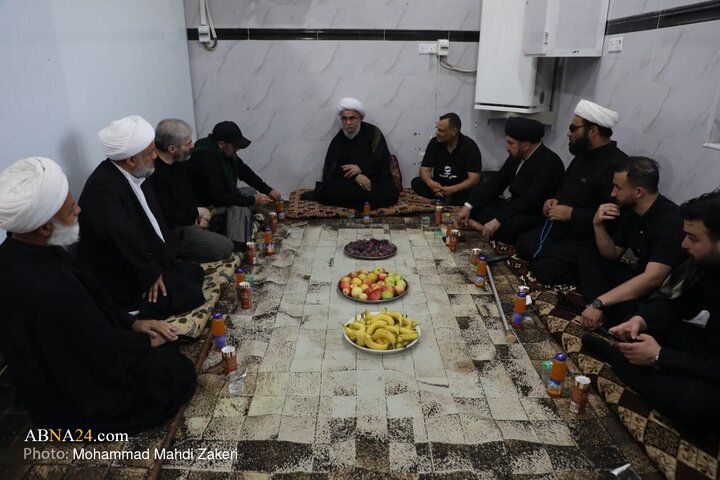 بازدید دبیرکل از موکب و حسینیه اهالی کویت در عمود ۷۹۹ نجف به کربلا