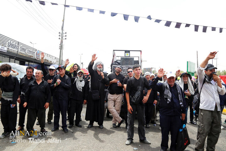 Rapora Wêneyî | Emûd 1407 – Silava yekem a ziyarêta Arbaînê ji bo Babê Hecetan, Qemêrê Beni Haşîm