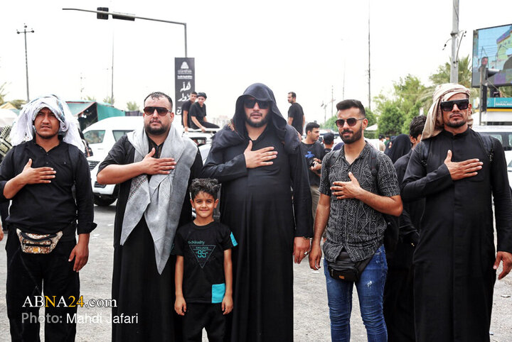 Rapora Wêneyî | Emûd 1407 – Silava yekem a ziyarêta Arbaînê ji bo Babê Hecetan, Qemêrê Beni Haşîm