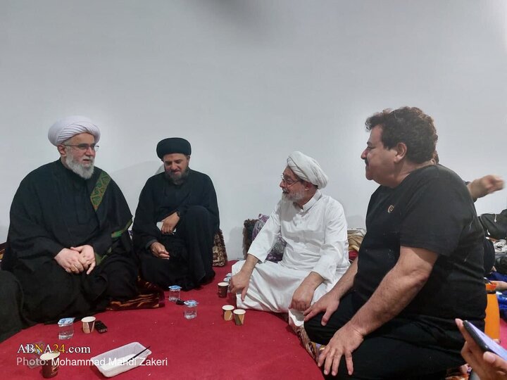 گزارش تصویری | حضور دبیرکل مجمع جهانی اهل بیت(ع) در موکب شیعیان پاکستان در طریق الحسین