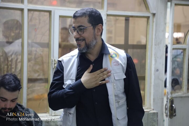 گزارش تصویری | حضور دبیرکل آیت‌الله رمضانی در جمع  زائرین اربعین حسینی در دانشگاه ‌اهل‌بیت(ع) کربلای معلی