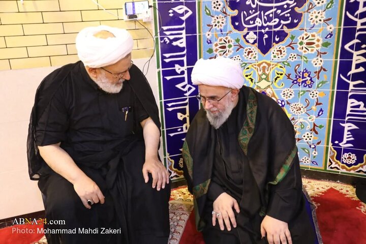 گزارش تصویری | حضور دبیرکل آیت‌الله رمضانی در جمع  زائرین اربعین حسینی در دانشگاه ‌اهل‌بیت(ع) کربلای معلی