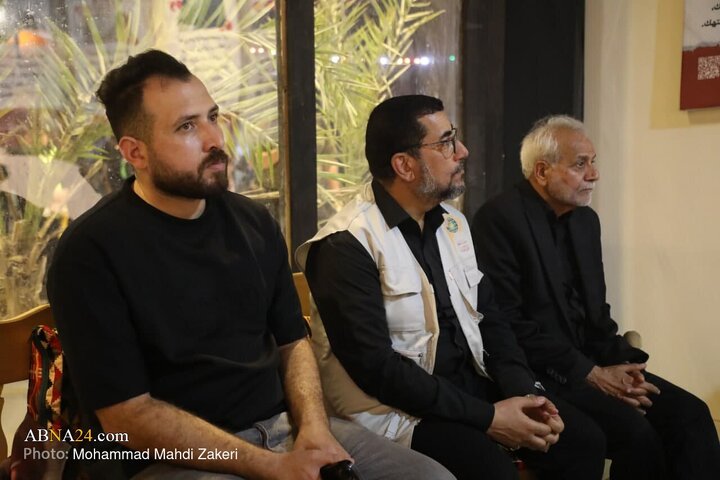 گزارش تصویری |حضور آیت‌الله رمضانی در موکب «نداء الاقصی» در طریق الحسین