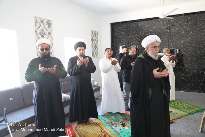 گزارش تصویری | حضور دبیرکل مجمع جهانی اهل بیت(ع) در موکب آل بنی‌حسن در طریق الحسین