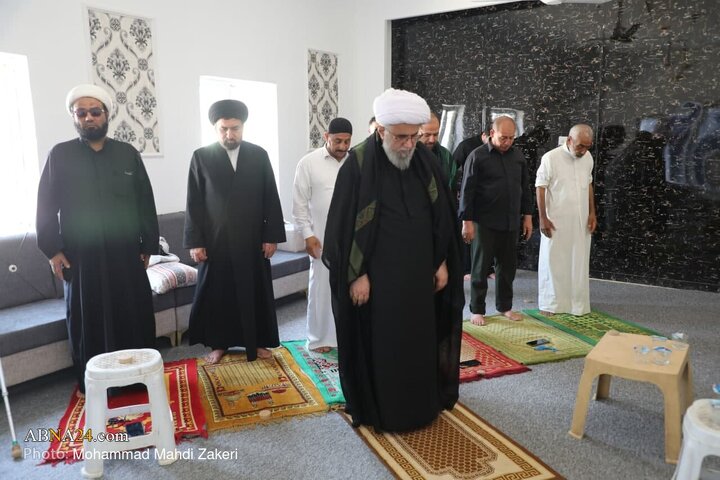 گزارش تصویری | حضور دبیرکل مجمع جهانی اهل بیت(ع) در موکب آل بنی‌حسن در طریق الحسین