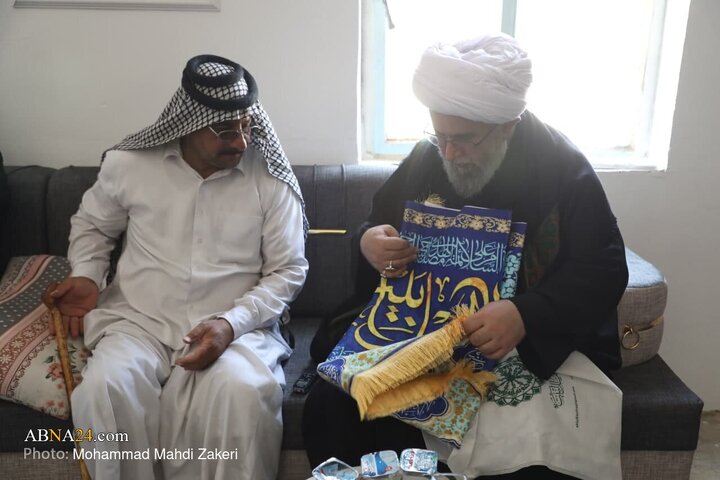 گزارش تصویری | حضور دبیرکل مجمع جهانی اهل بیت(ع) در موکب آل بنی‌حسن در طریق الحسین