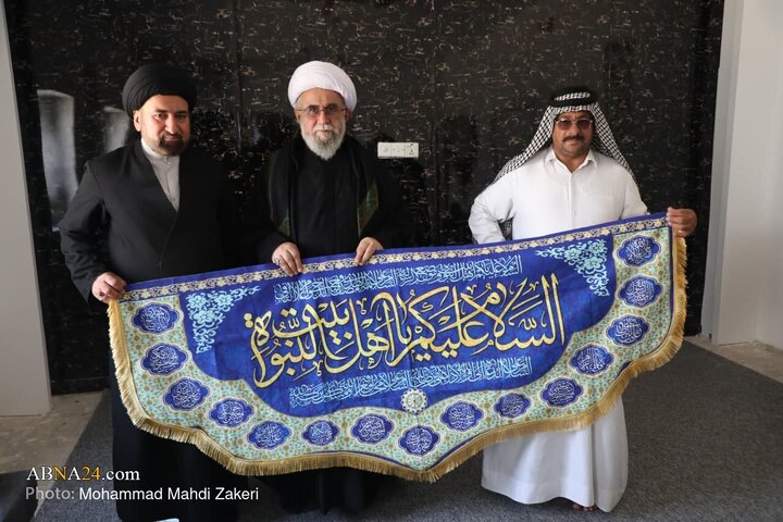 گزارش تصویری | حضور دبیرکل مجمع جهانی اهل بیت(ع) در موکب آل بنی‌حسن در طریق الحسین