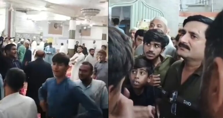 یورش پلیس پنجاب به مسجد شیعیان  و تهدید عزاداران به منع پیاده‌روی اربعین