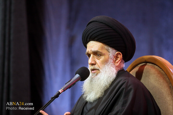 مراسم عزاداری زائران حرم حضرت معصومه (س) در شب اربعین حسینی