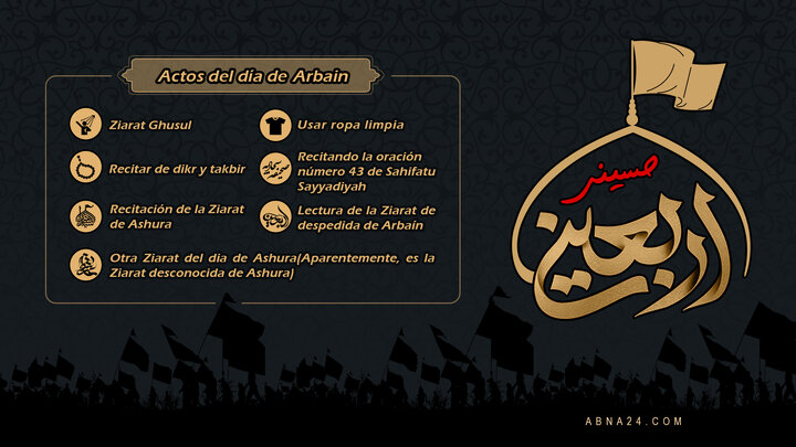 Actos del día de Arbaín