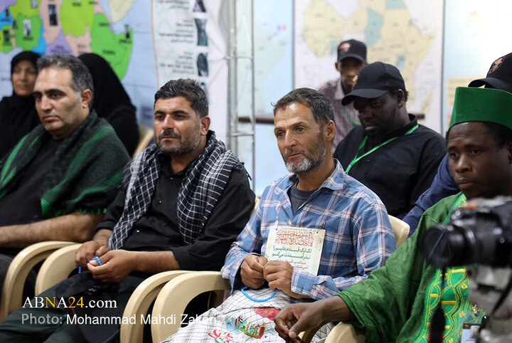 تقرير مصور/ زيارة الأمين العام لموكب عشّاق الحسين من أبناء القارة الإفريقية في طريق النجف إلى كربلاء