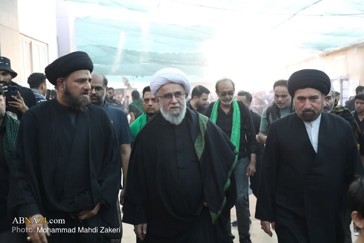 تقرير مصور/ حضور الأمين العام للمجمع العالمي لأهل البيت (ع) في موكب شيعة باكستان على طريق الحسين (ع)