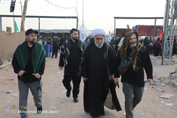 تقرير مصور/ حضور الأمين العام للمجمع العالمي لأهل البيت (ع) في موكب شيعة باكستان على طريق الحسين (ع)