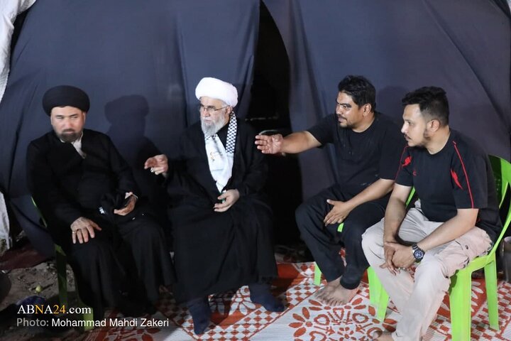 تقرير مصور/ حضور الأمين العام آية الله رمضاني في موكب شيعة تايلند على طريق النجف إلى كربلاء