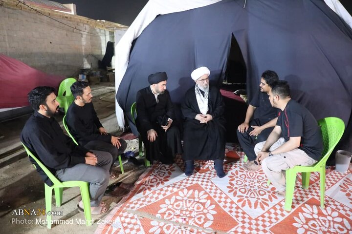 تقرير مصور/ حضور الأمين العام آية الله رمضاني في موكب شيعة تايلند على طريق النجف إلى كربلاء