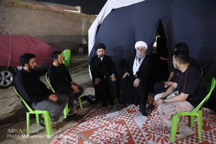 تقرير مصور/ حضور الأمين العام آية الله رمضاني في موكب شيعة تايلند على طريق النجف إلى كربلاء