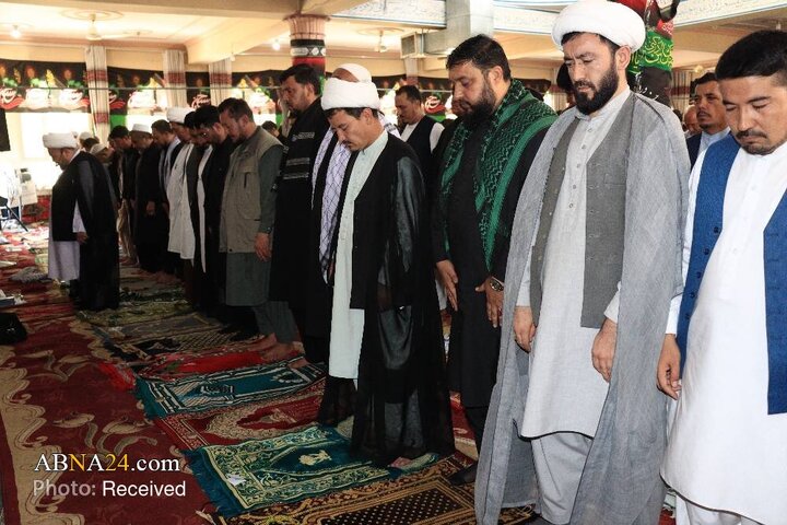 گزارش تصویری | برگزاری باشکوه مراسم اربعین حسینی در مسجد رسول اکرم(ص) غرب کابل با حضور پررنگ ورزشکاران