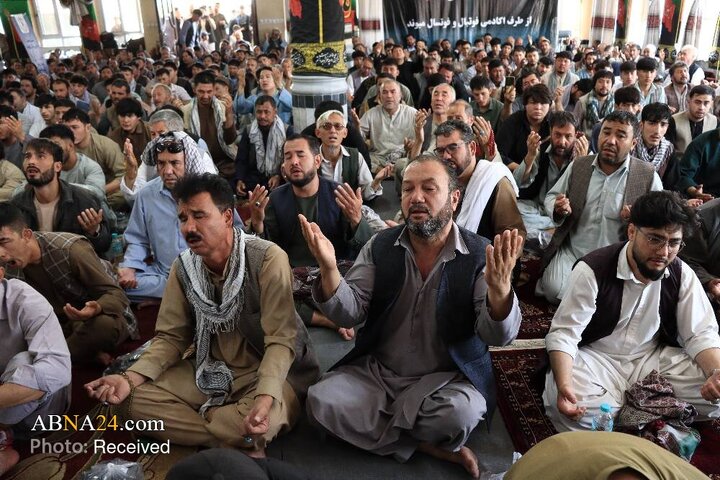 گزارش تصویری | برگزاری باشکوه مراسم اربعین حسینی در مسجد رسول اکرم(ص) غرب کابل با حضور پررنگ ورزشکاران