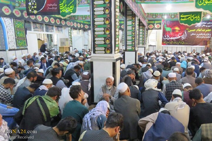 عزاداری اربعین حسینی و قرائت زیارت اربعین در مدرسه عالی مرکز فقهی ائمه اطهار(ع) کابل