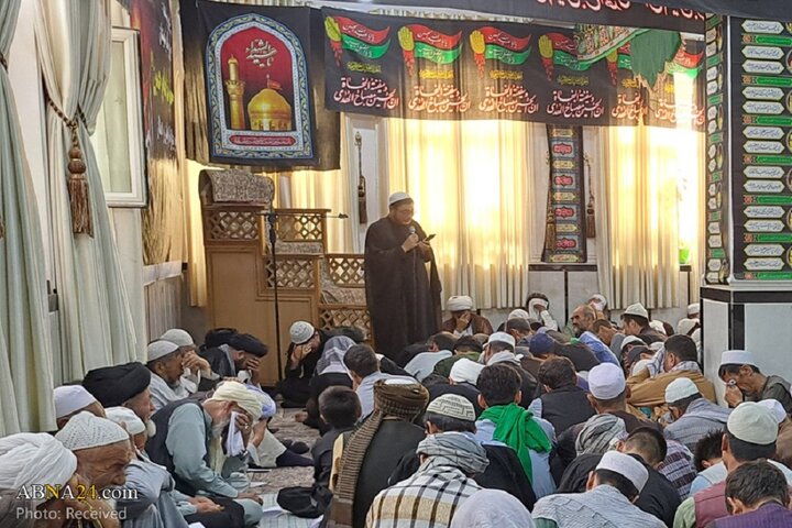 عزاداری اربعین حسینی و قرائت زیارت اربعین در مدرسه عالی مرکز فقهی ائمه اطهار(ع) کابل