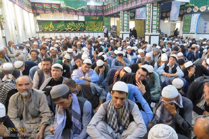 عزاداری اربعین حسینی و قرائت زیارت اربعین در مدرسه عالی مرکز فقهی ائمه اطهار(ع) کابل