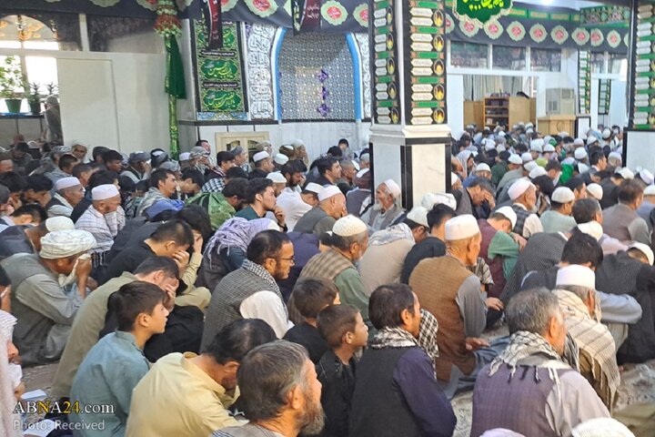 عزاداری اربعین حسینی و قرائت زیارت اربعین در مدرسه عالی مرکز فقهی ائمه اطهار(ع) کابل