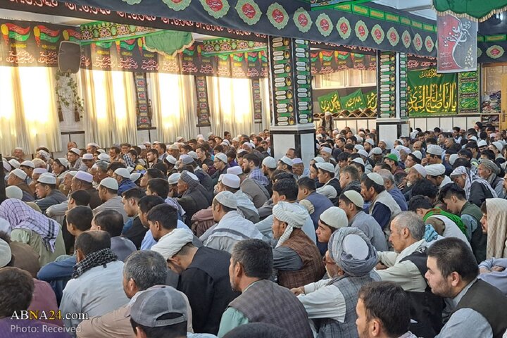 عزاداری اربعین حسینی و قرائت زیارت اربعین در مدرسه عالی مرکز فقهی ائمه اطهار(ع) کابل
