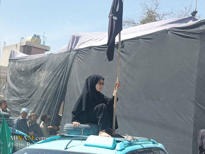 گزارش تصویری | راهپیمایی هزاران نفر به سمت حرم امام‌زاده یحیی(ع) شهر سرپل افغانستان در اربعین