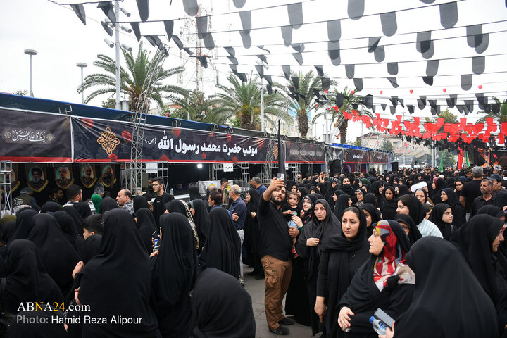 گردهمایی جاماندگان اربعین حسینی در رشت
