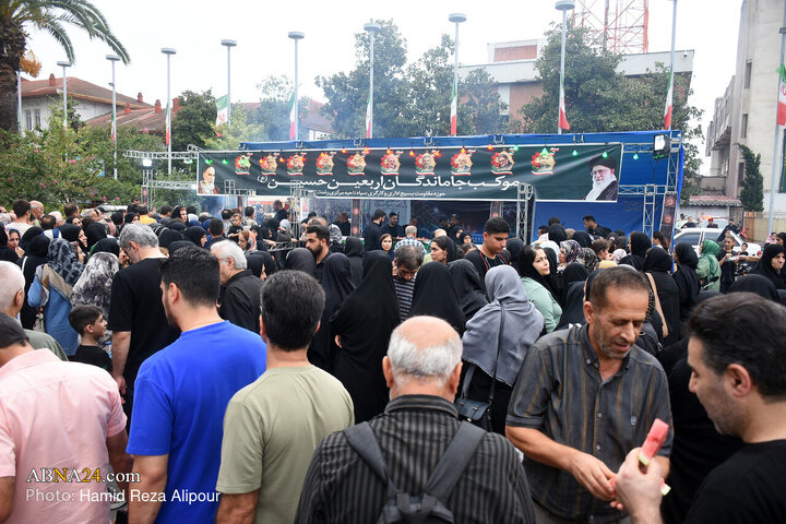 گردهمایی جاماندگان اربعین حسینی در رشت