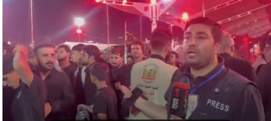 Nûçegihanê Mehrê li ser şîna şandeyên olî li goristana Îmam Huseyîn (S.X) rapor dike