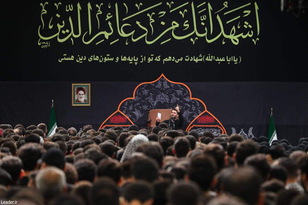 مراسم عزاداری اربعین حسینی هیأت‌های دانشجویی در حسینیه امام خمینی(ره) برگزار شد