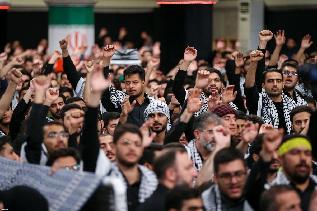 مراسم عزاداری هیئت‌های دانشجویی در حسینیه امام خمینی(ره)