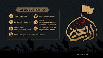 Infográfico: Atos do dia de Arbaeen