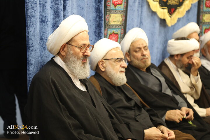 عکس خبری | مراسم عزاداری اربعین حسینی در بیت آیت‌الله فقیهی در شهر قم