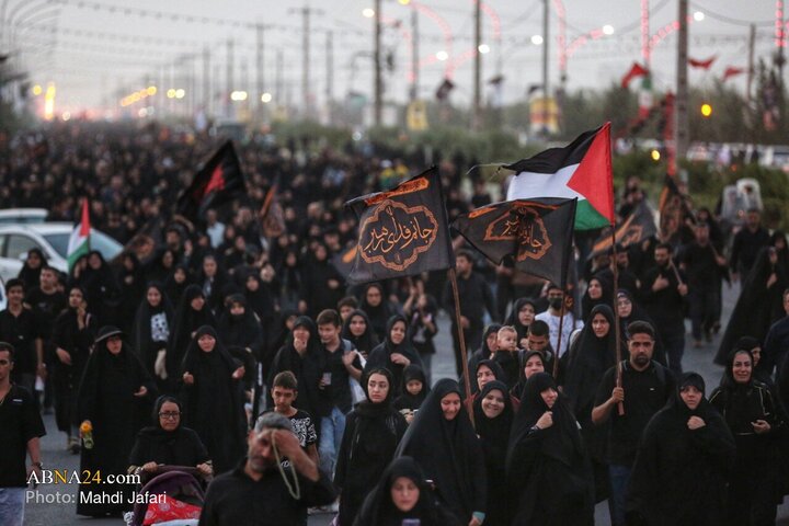 گزارش تصویری | راهپیمایی جاماندگان اربعین در قم