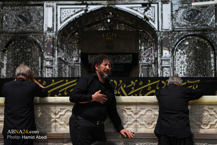 تقرير مصور/ حرم السيدة المعصومة (ع) في قم يستقبل مواكب حسينية لإحياء مراسم الأربعين