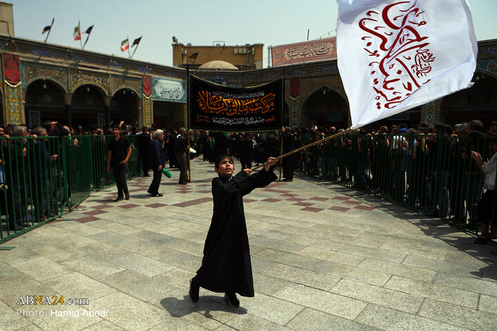 تقرير مصور/ حرم السيدة المعصومة (ع) في قم يستقبل مواكب حسينية لإحياء مراسم الأربعين