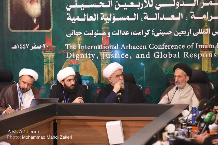 گزارش تصویری | دومین روز همایش بین‌المللی اربعین حسینی؛ کرامت، عدالت و مسئولیت جهانی در کربلای معلی_ ۱