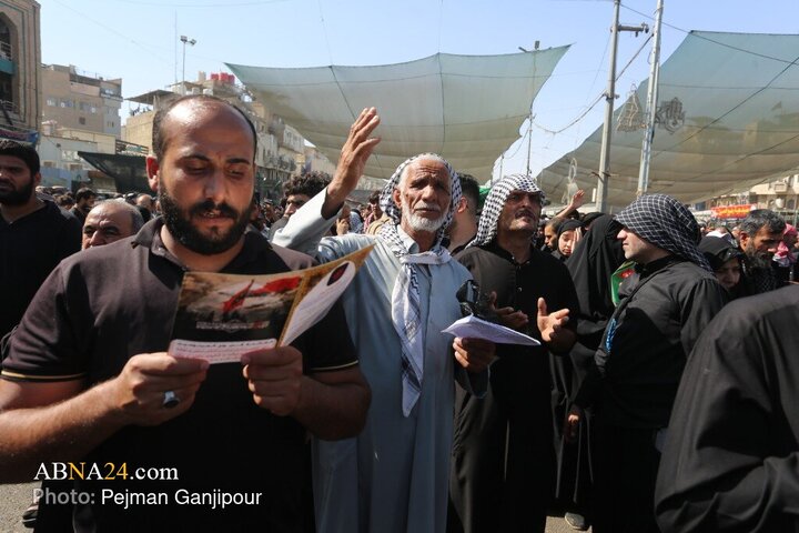 گزارش تصویری | نوای زیارت اربعین در بین الحرمین