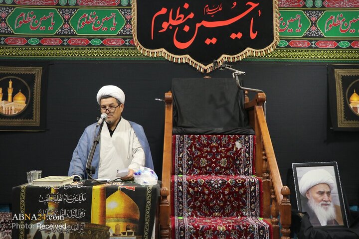 مراسم باشکوه اربعین حسینی(ع) در دفتر  آیت‌الله فاضلی بهسودی