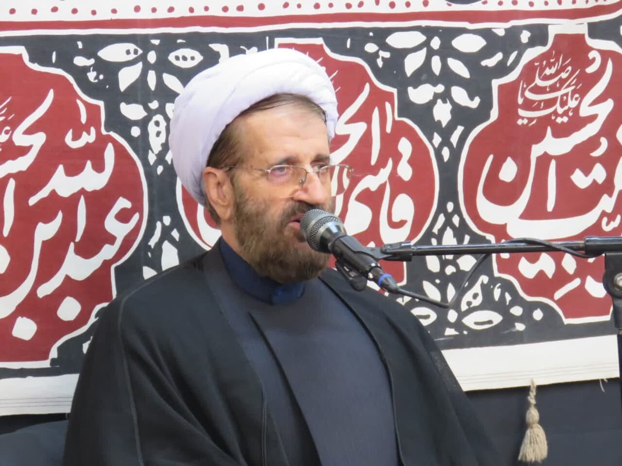 مراسم عزاداری اربعین حسینی در حسینیه دفتر آیت‌الله فاضل لنکرانی برگزار شد + تصاویر