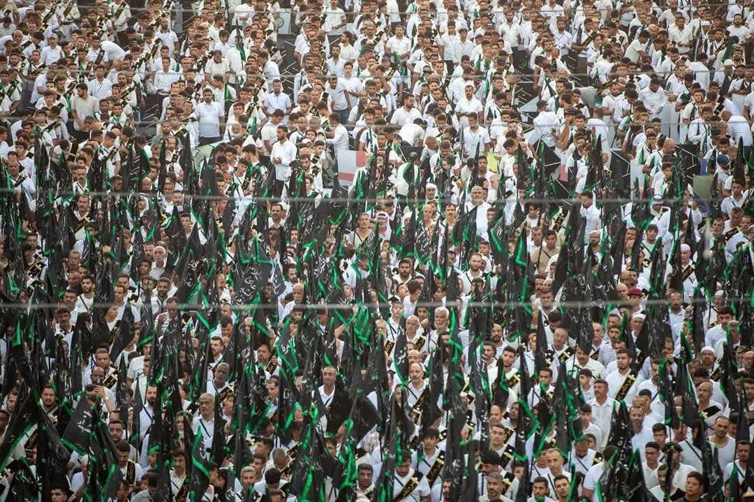 بنی عامر بزرگ ترین موکب اربعین همراه با هنر و فنون تجسمی/ پیام هر ساله در کنار عزاداری پرشور + تصاویر و ویدیو