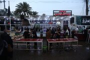 تقرير مصور/ مراسم عزاء یوم الأربعین الحسیني في الحرم الرضوي الشریف