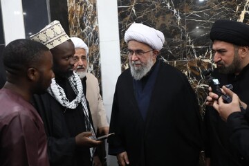 گزارش تصویری | دیدار علما و نخبگان کشورهای مختلف با دبیرکل مجمع جهانی اهل‌بیت(ع) در کربلا معلی (۲)