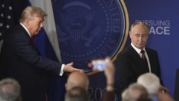 Путин америкалы һәмкары илә бирҝә мәтбуат конфрансында дејиб: Трампла ҝөрүш конструктив вә фајдалы иди